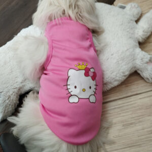 Hello Kitty mintás Kutyatrikó